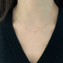 Load image into Gallery viewer, Diamond Bezel Pendant