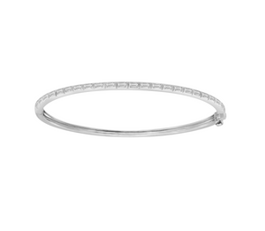 Baguette Diamond Bangle
