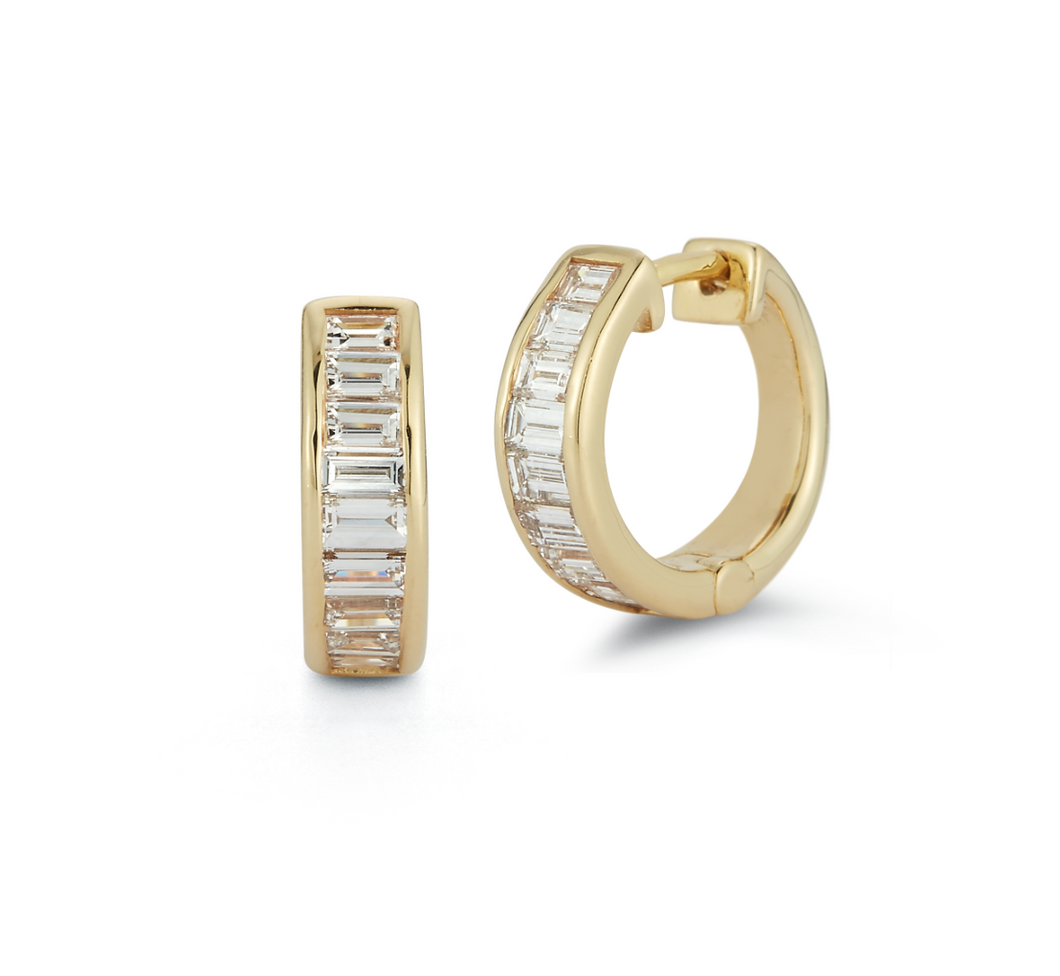Baguette Diamond Earrings