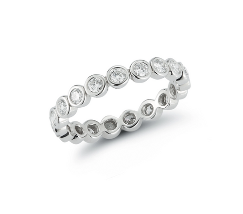 Bezel Diamond Eternity Band