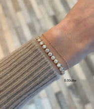 Load image into Gallery viewer, Diamond Bezel Tennis Bracelet
