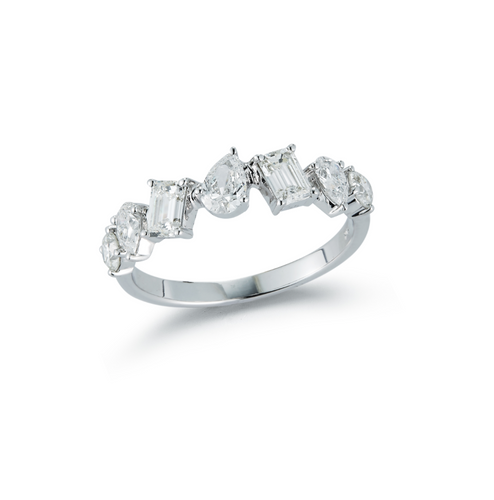 Mixed Shape Diamond Band