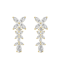 Load image into Gallery viewer, Mixed Shape Diamond Earrings