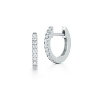 Load image into Gallery viewer, Diamond Huggie Earrings