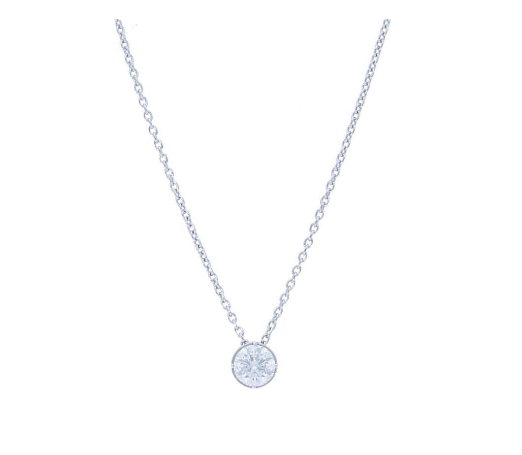 Diamond Bezel Pendant