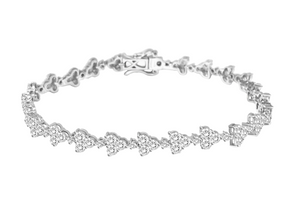 Trinity Diamond Tennis Bracelet