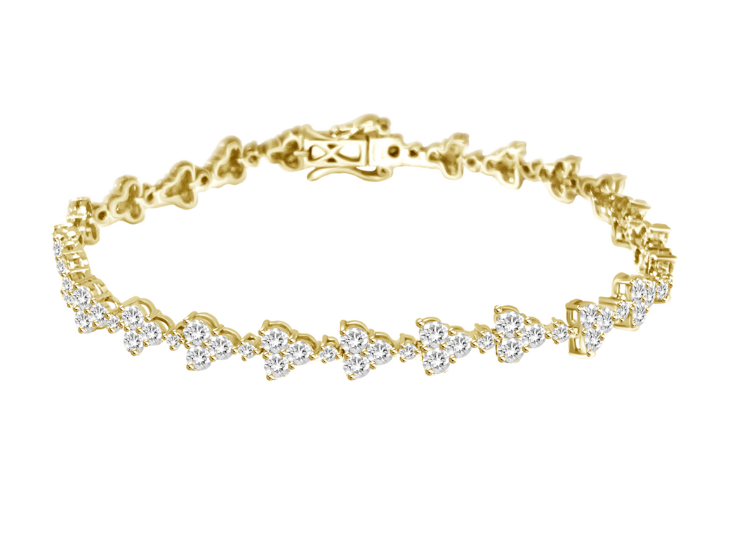 Trinity Diamond Tennis Bracelet